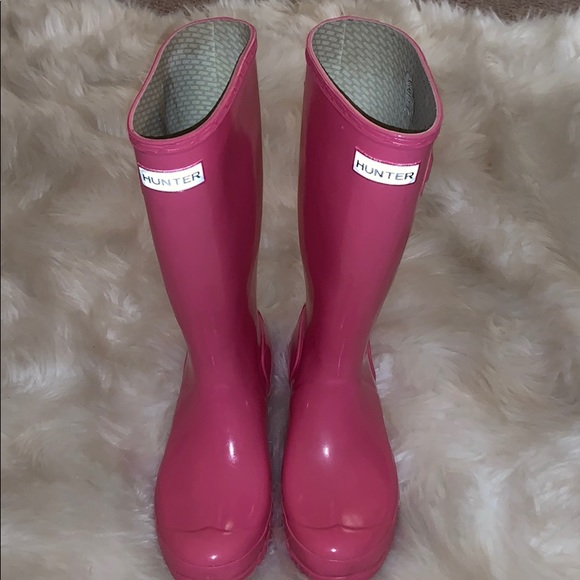 Pink hunter rain boots - Picture 1 of 4